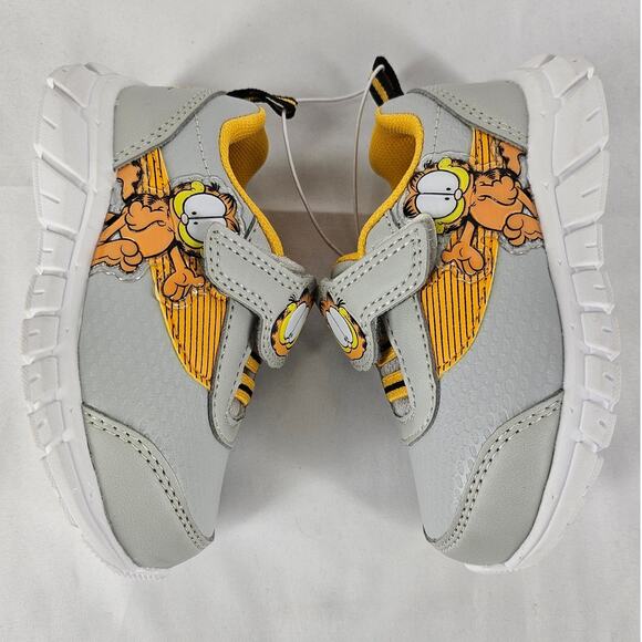 NICKELODEON GARFIELD KIDS TODDLER GRAY SNEAKER – SIZE 6 - Picture 4 of 10